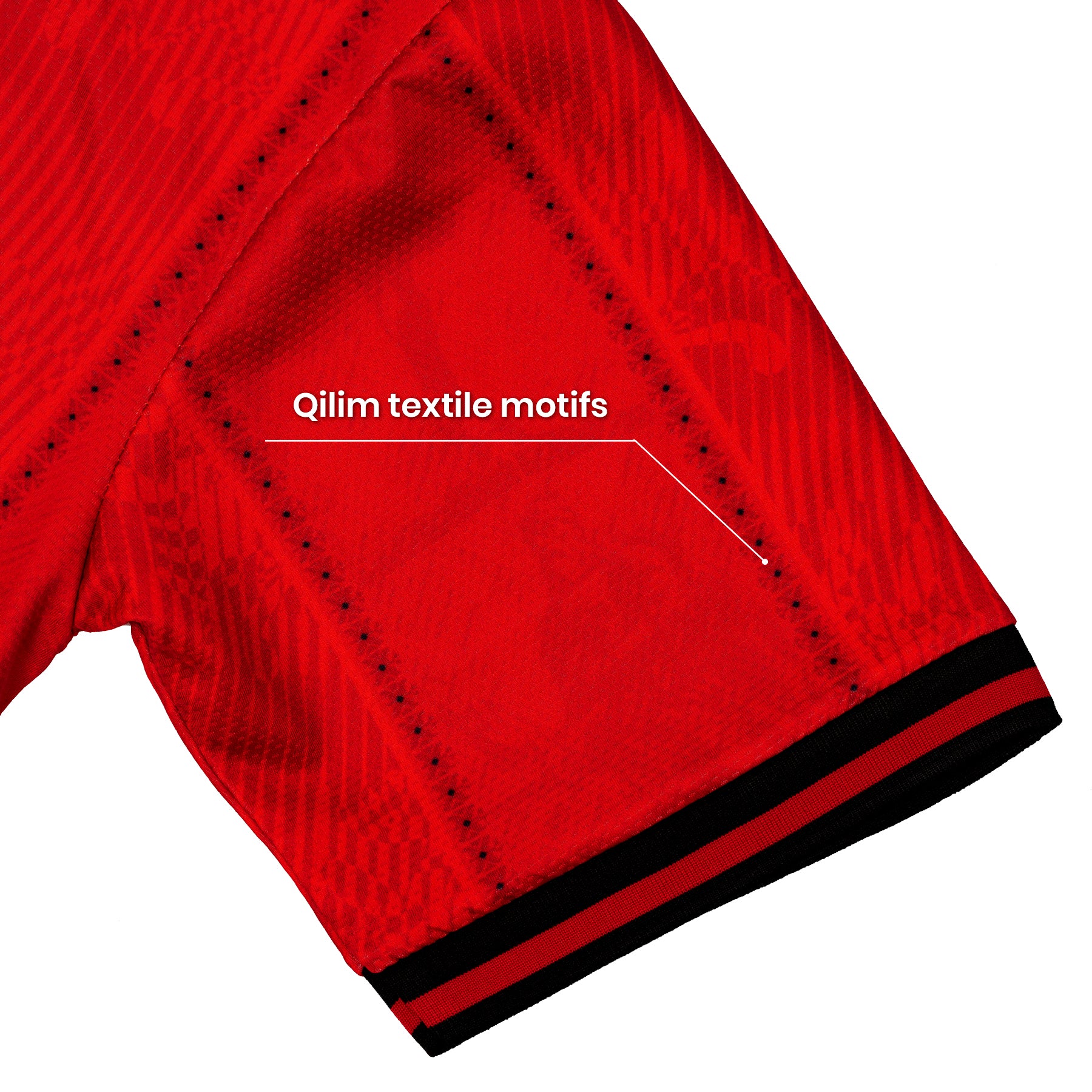 Albania Heritage Retro Custom Football Jersey Closeup Soccer Albanian World Shirt Sleeves