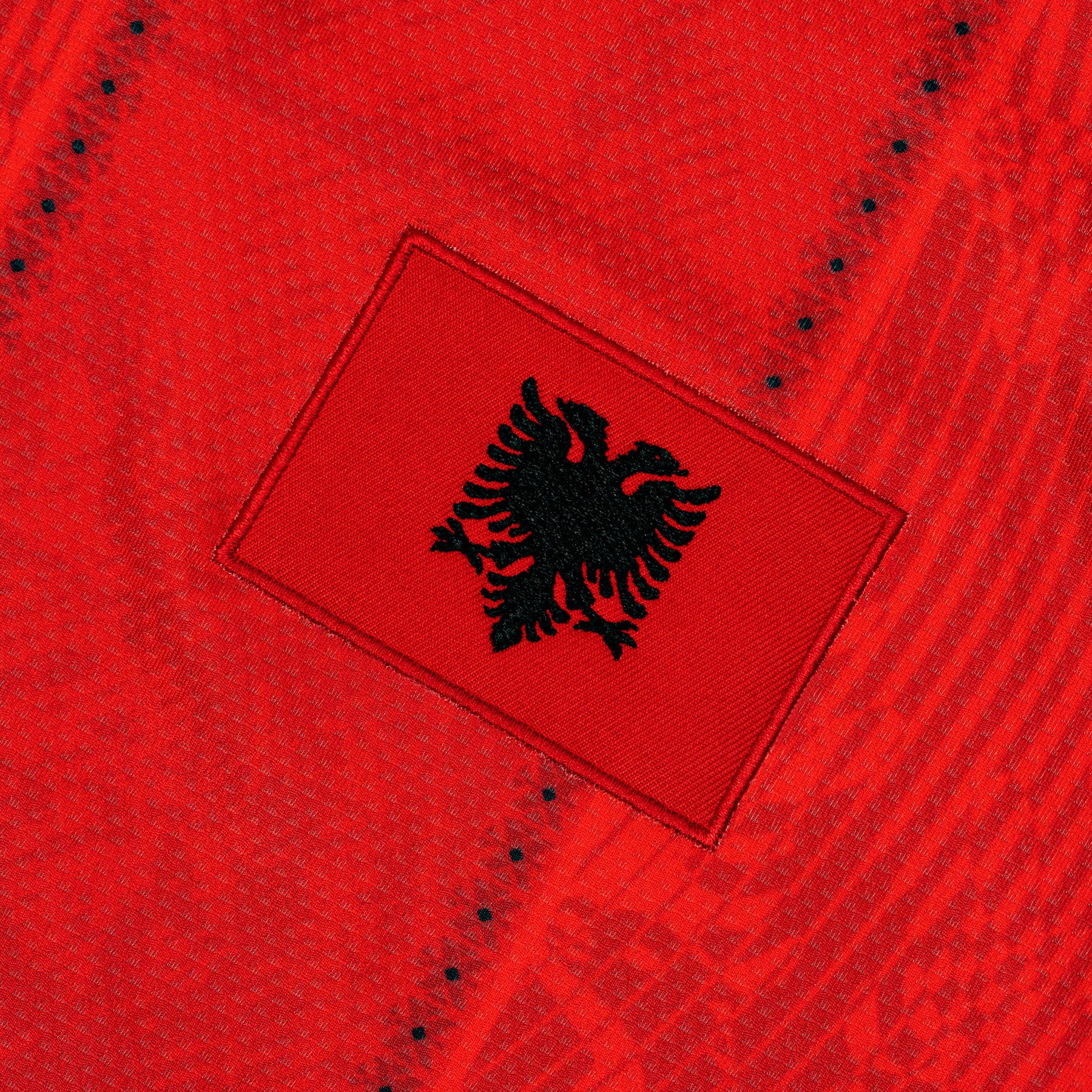 Albania Heritage Retro Custom Football Jersey Stitched Flag Closeup Soccer Albanian World Shirt