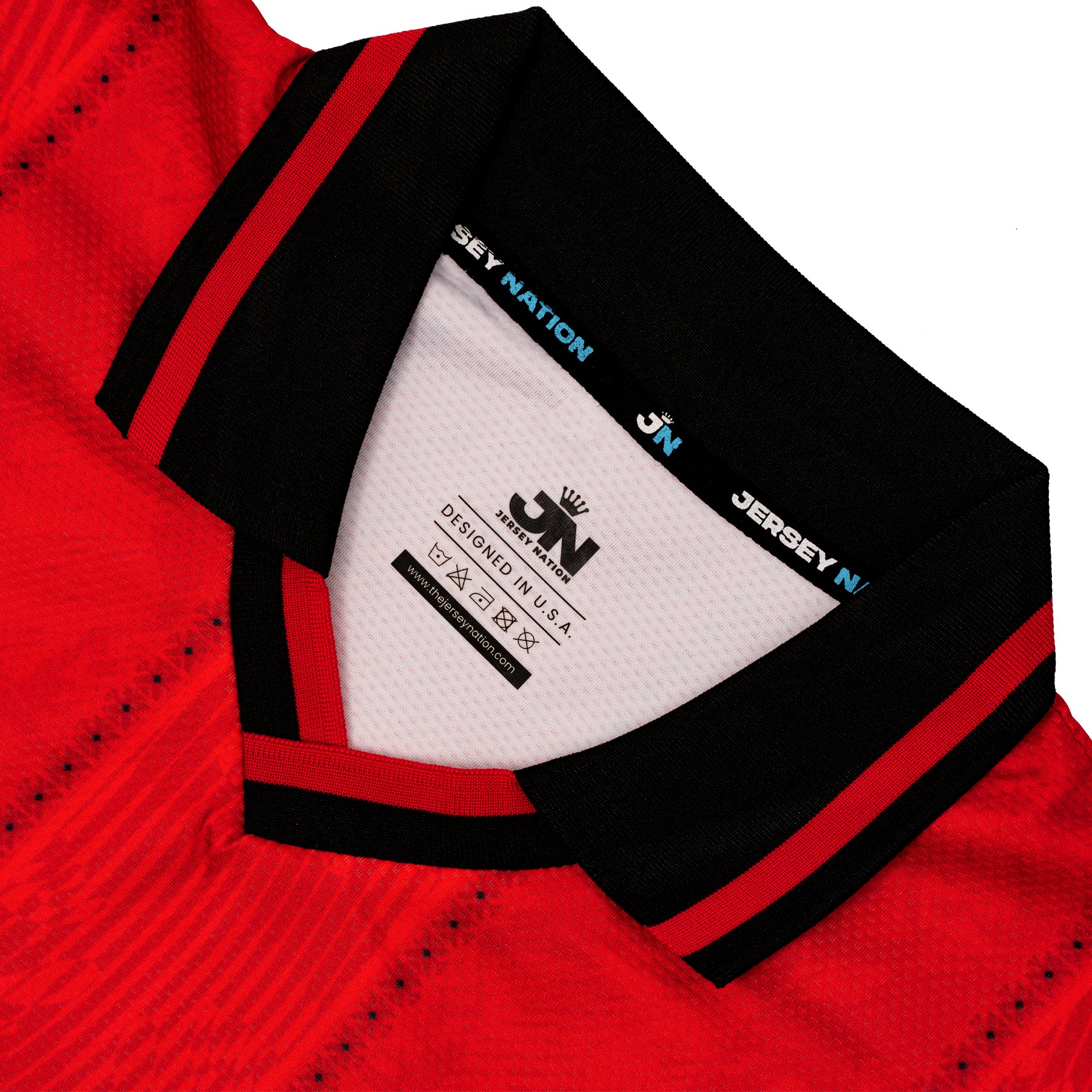 Albania Heritage Retro Custom Football Jersey Throwback Collar Closeup Soccer Albanian World Shirt
