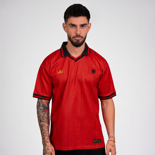 Albania Heritage Retro Custom Football Jersey Throwback World Shirt