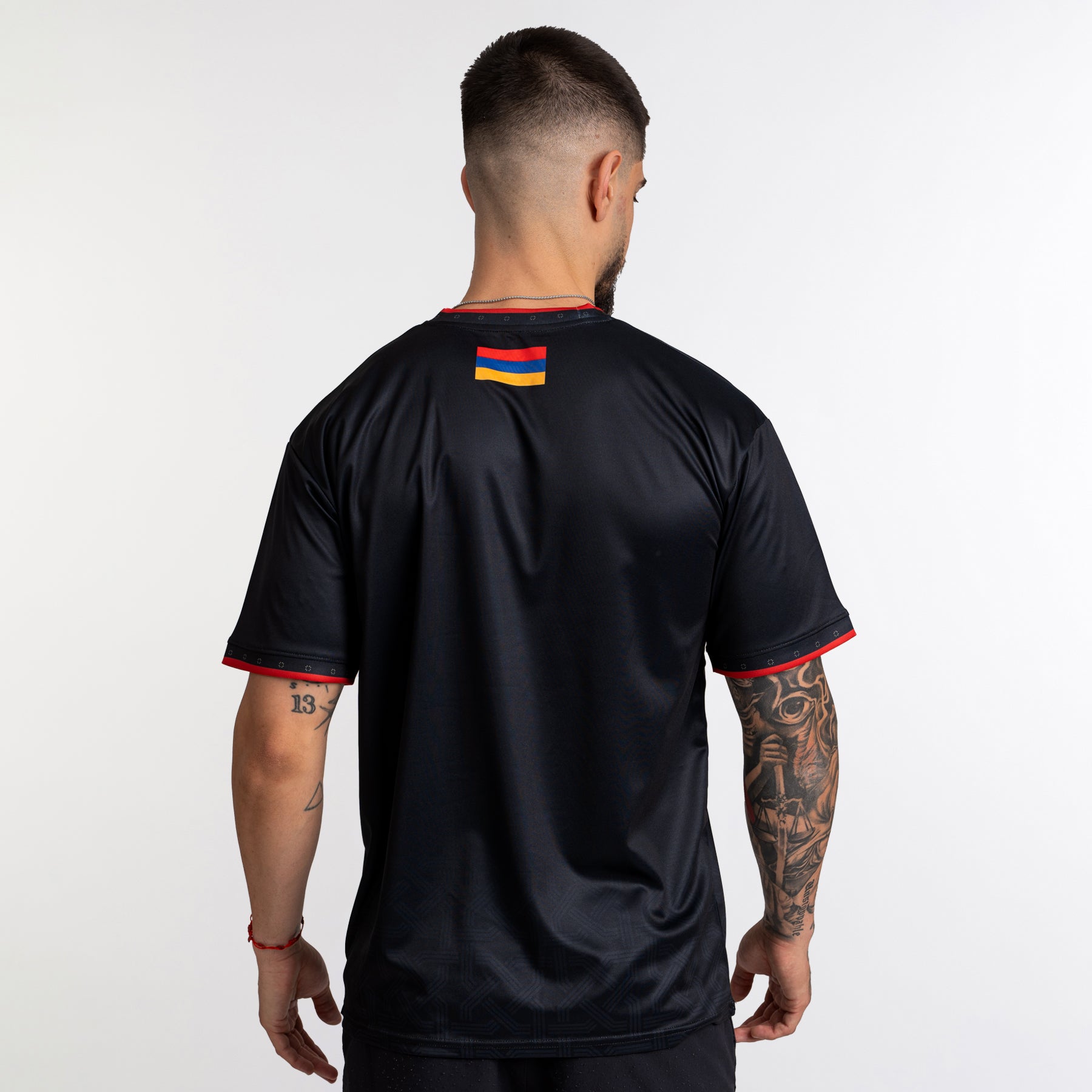 Armenia Heritage Custom Football Black Jersey Soccer Shirt World Armenian 