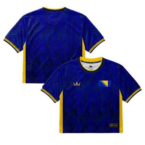 Bosnia Heritage Cropped Soccer Jersey