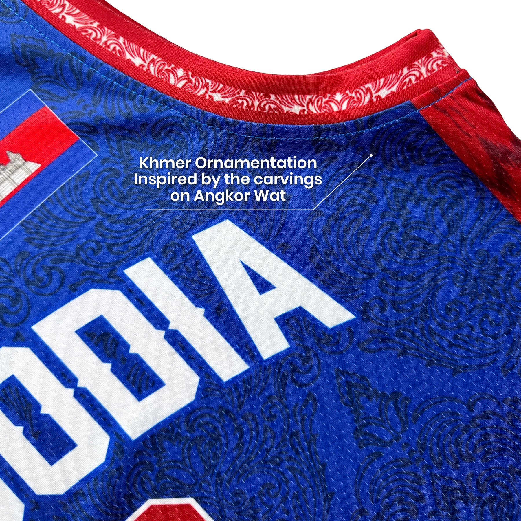 Cambodia Custom Basketball Jersey