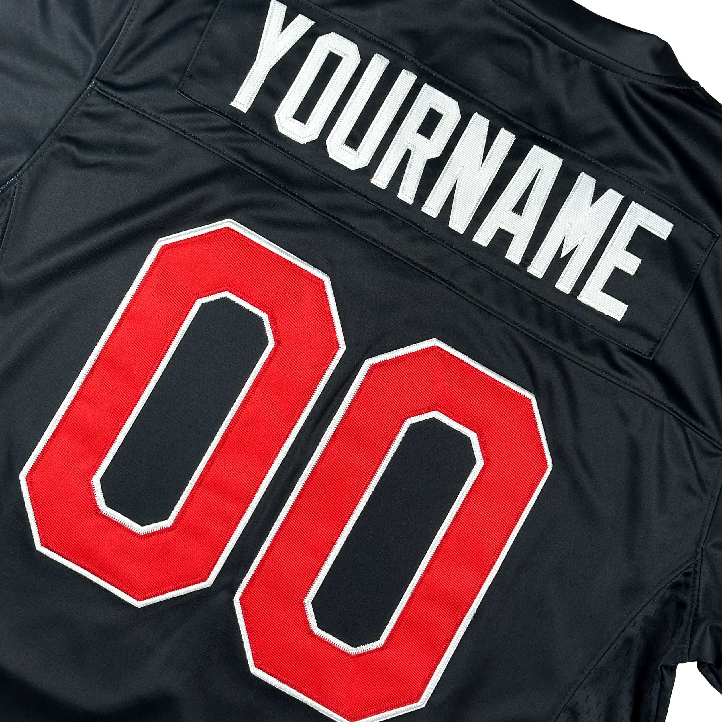 Cambodia Heritage Black Custom American Football Jersey Embroidered Back Customized Name and Number