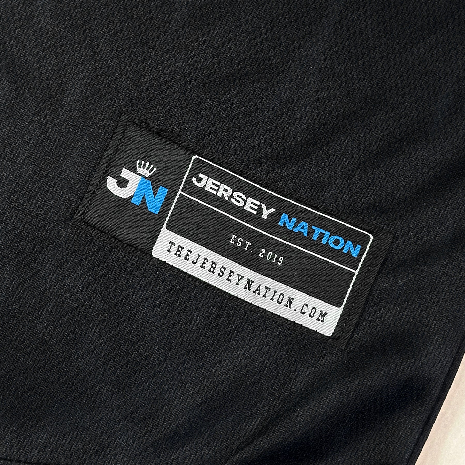 Cambodia Heritage Custom Black Baseball Jersey Closeup Stitched