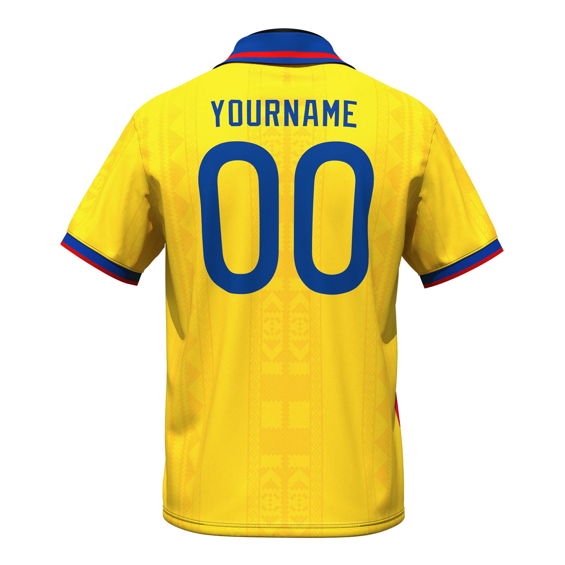 Colombia Heritage Retro Custom Football Jersey Customized