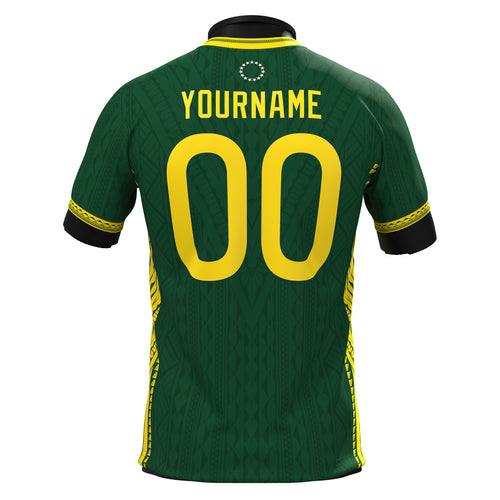 Cook Islands Heritage Custom Football Jersey