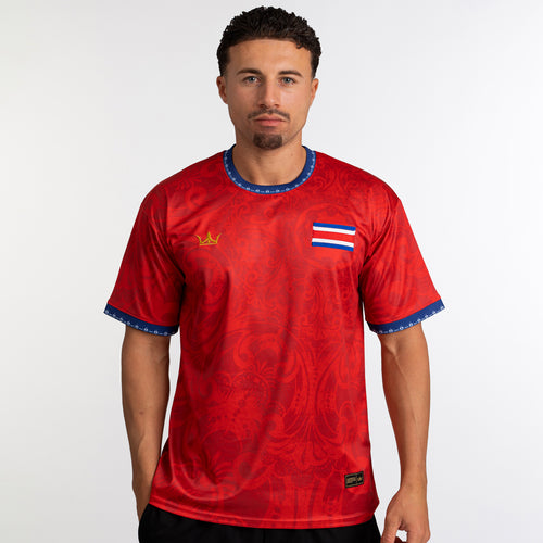 Costa Rica Heritage Custom Football Jersey