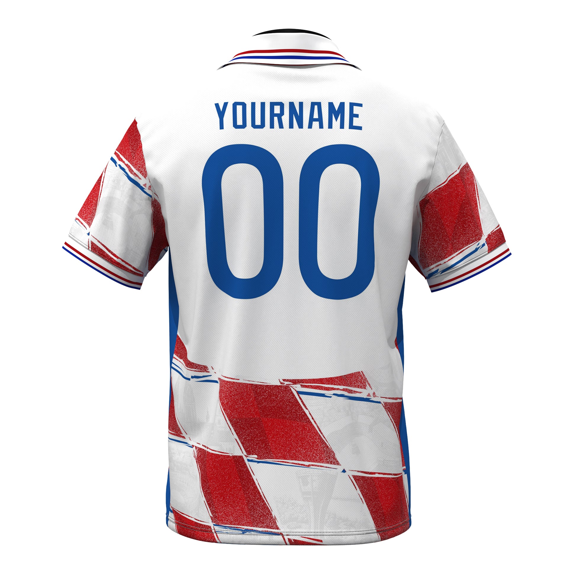 Croatia Heritage Retro Custom Football Jersey Customized