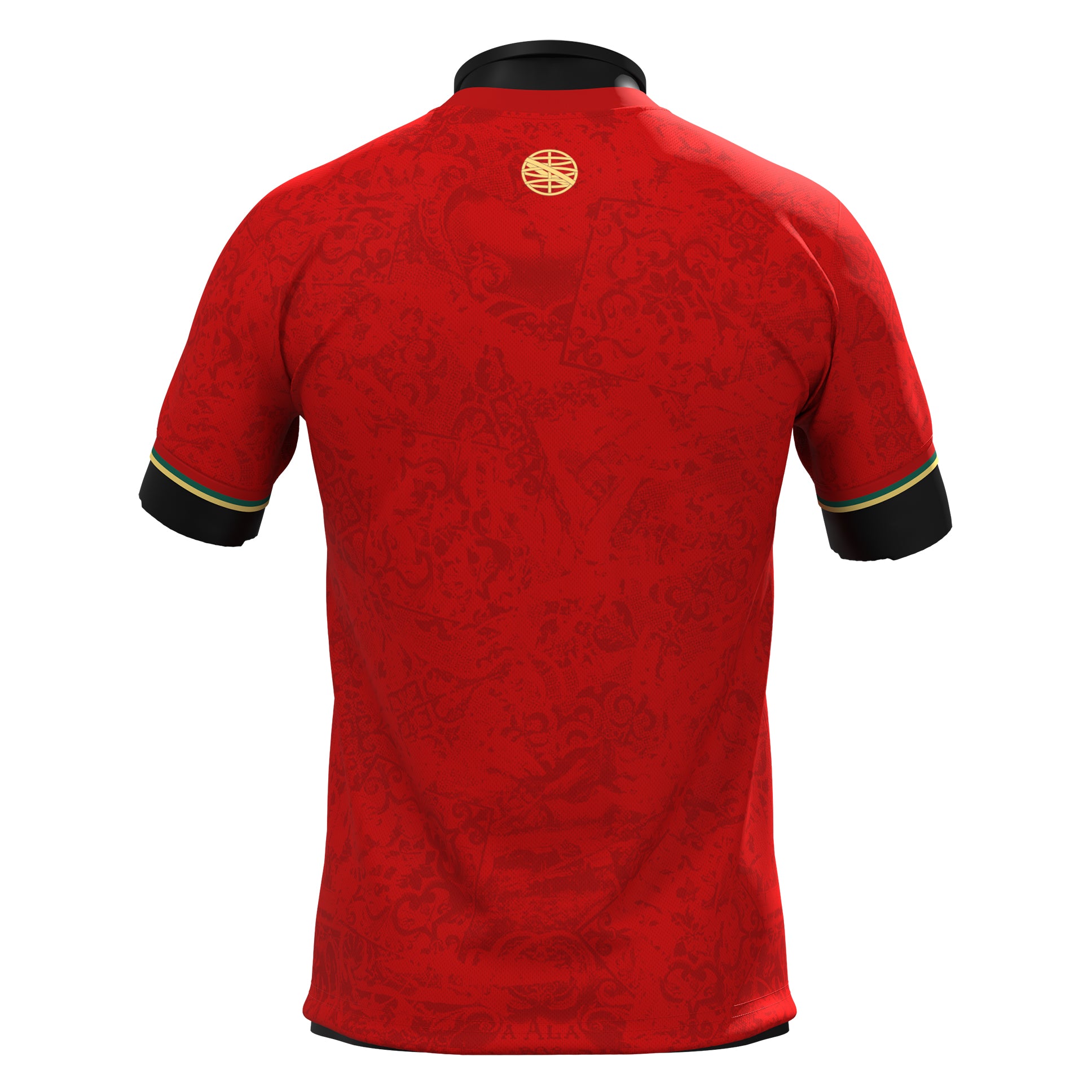 Portugal Heritage Custom Red Football Jersey Soccer Shirt World Portuguese 