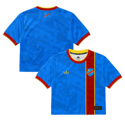 DR Congo Heritage Cropped Soccer Jersey