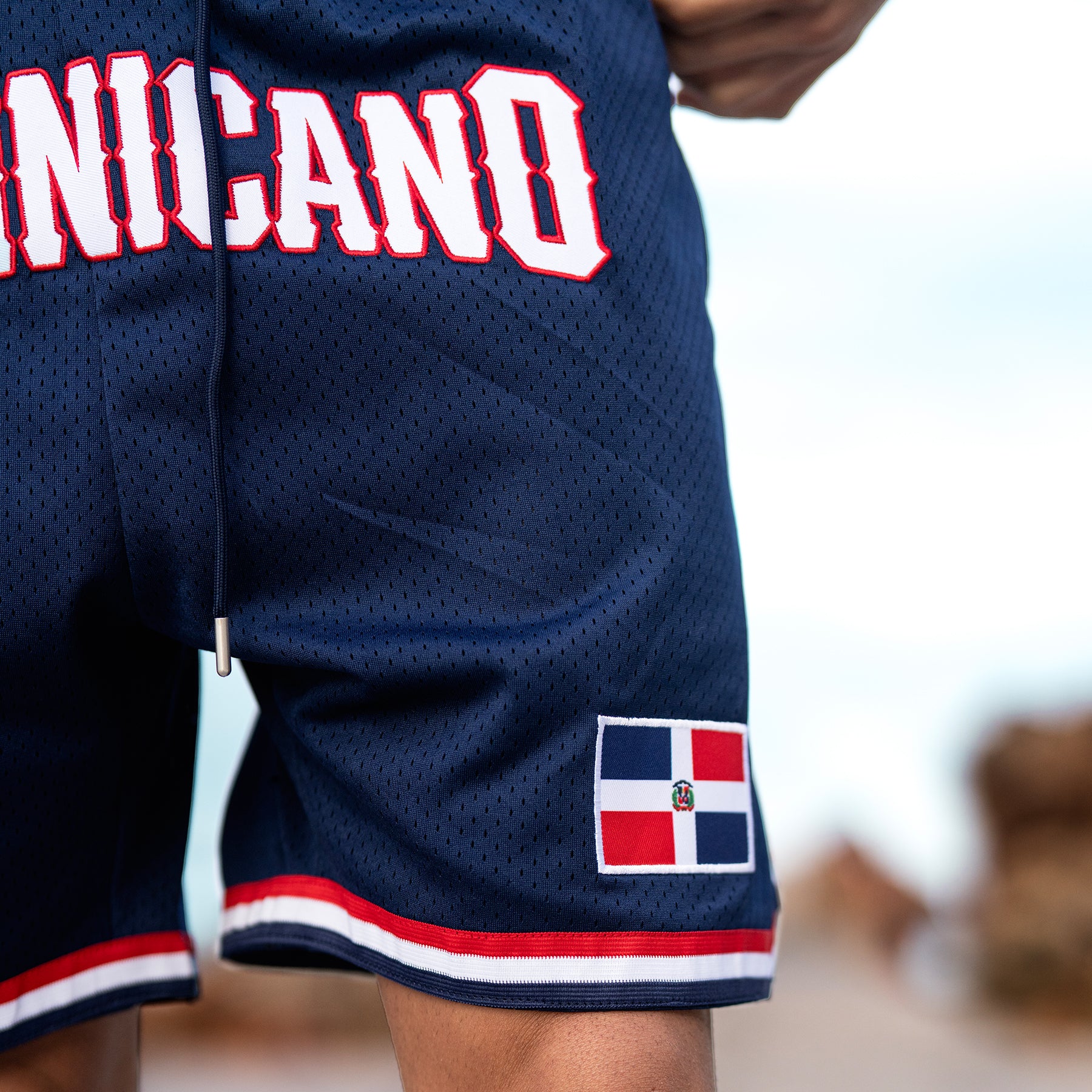 Dominican Republic Navy Blue Basketball Shorts