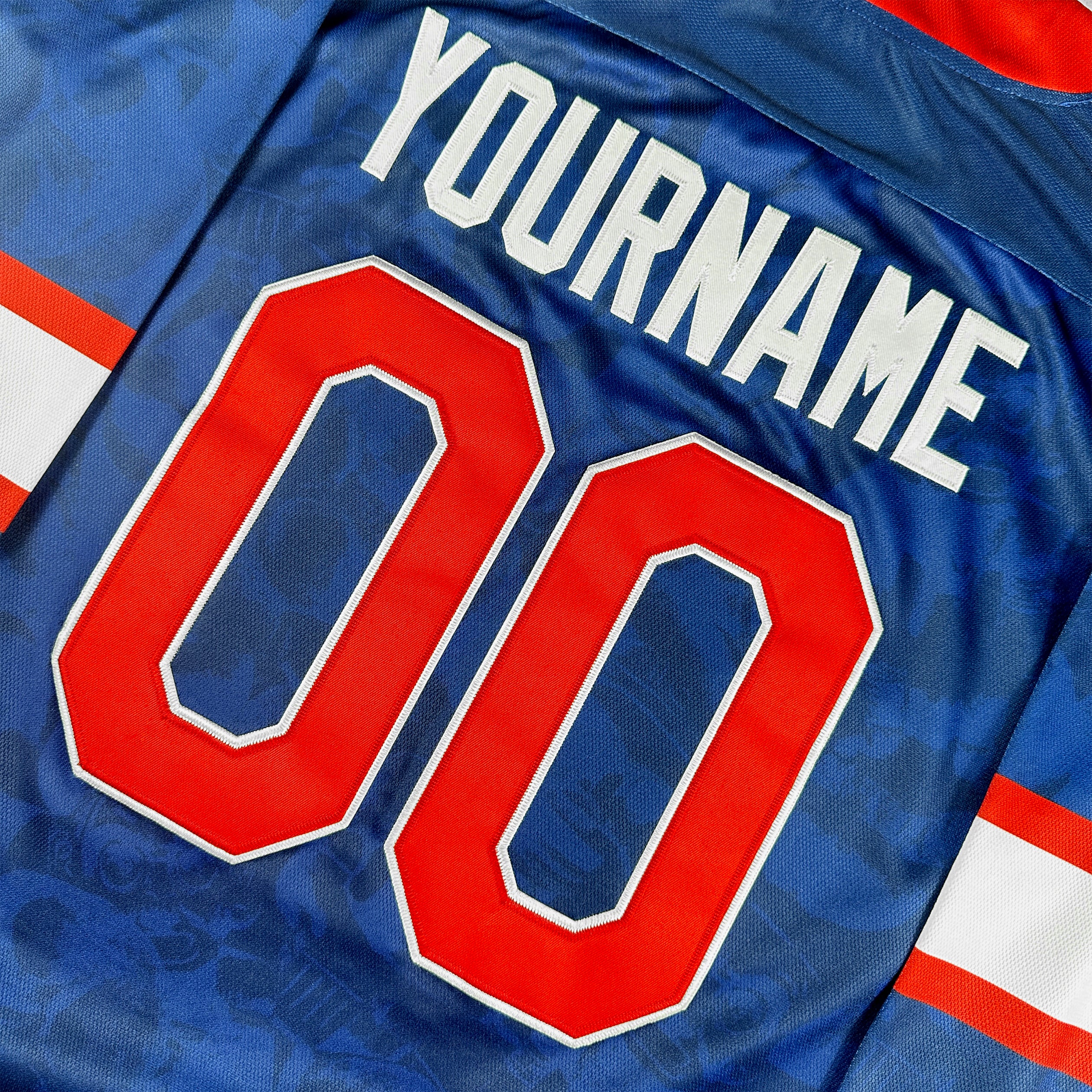 Dominican Republic Heritage Custom Hockey Jersey Customized