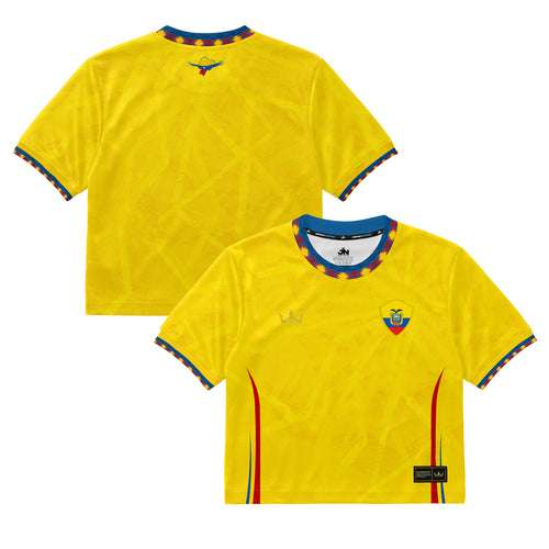 Ecuador Heritage Cropped Soccer Jersey