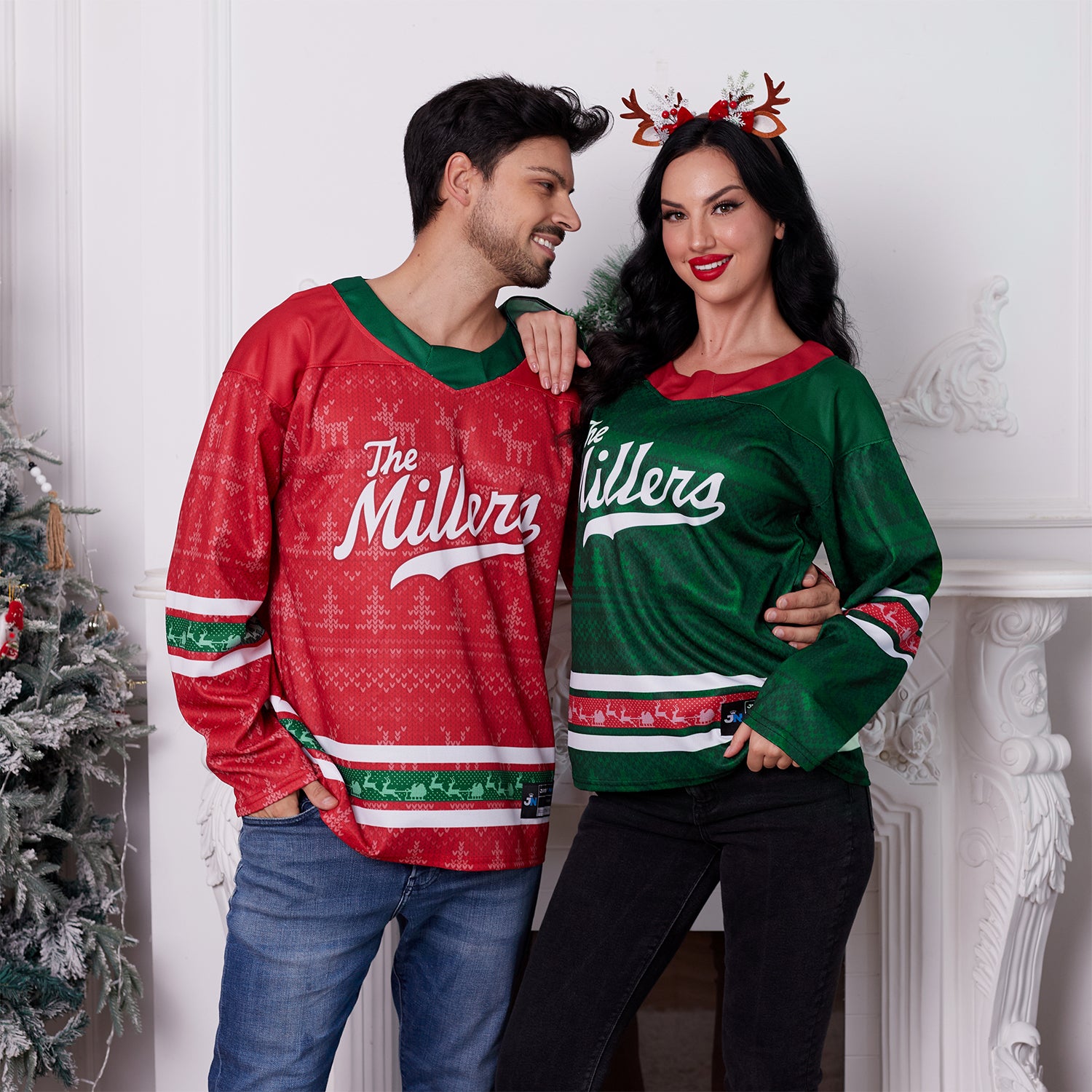 Family Christmas Custom Hockey Jersey