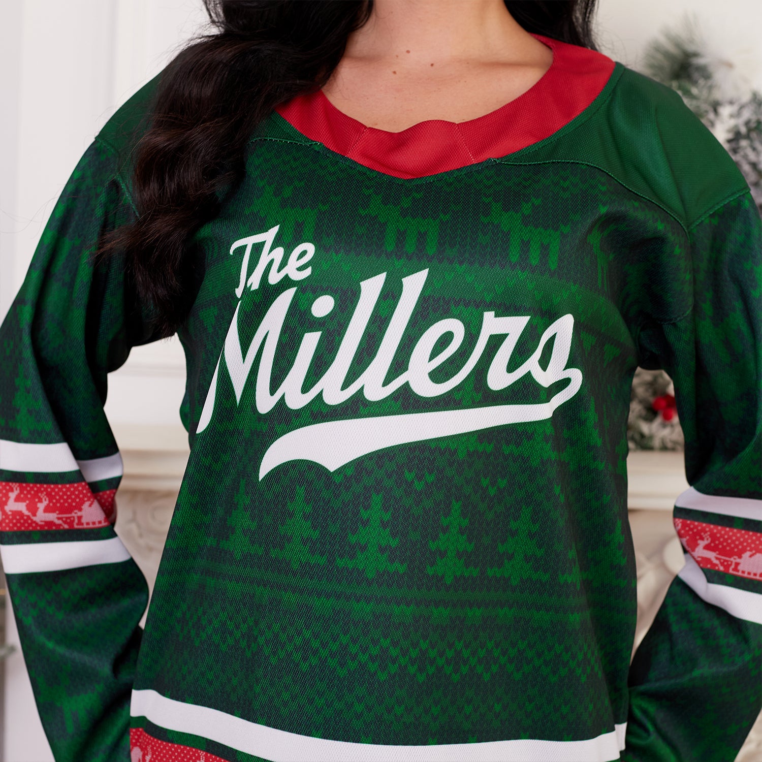 Family Christmas Custom Hockey Jersey