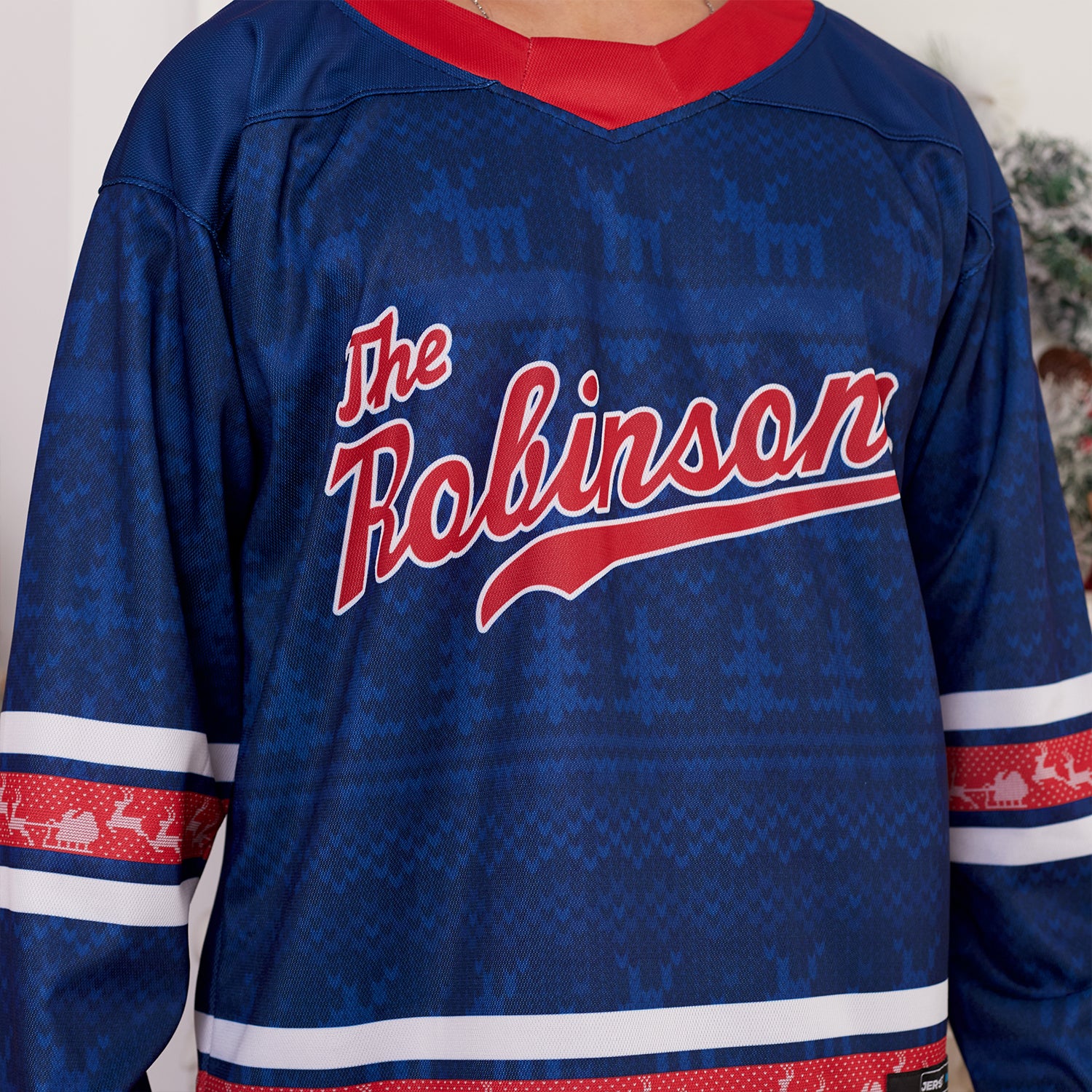 Family Christmas Custom Hockey Jersey
