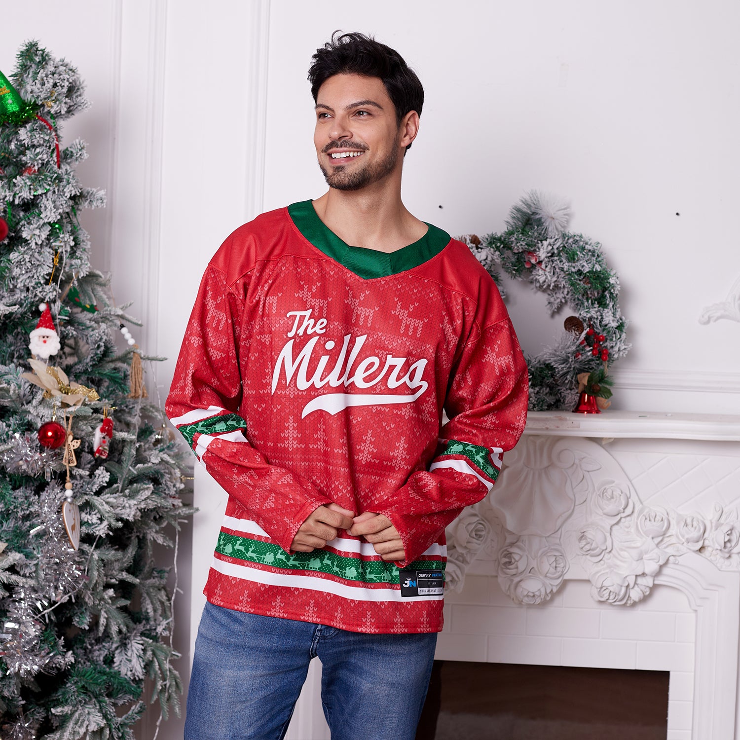 Family Christmas Custom Hockey Jersey