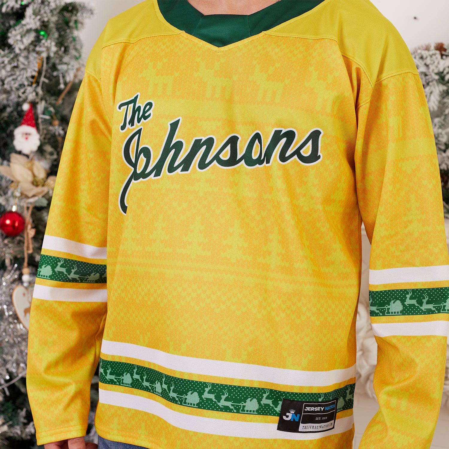Family Christmas Custom Hockey Jersey