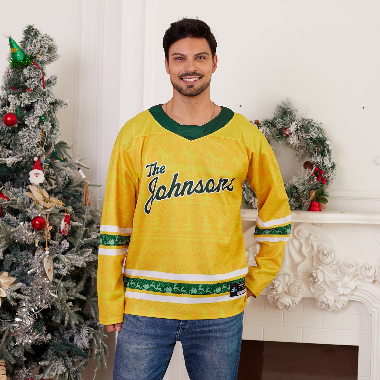 Family Christmas Custom Hockey Jersey