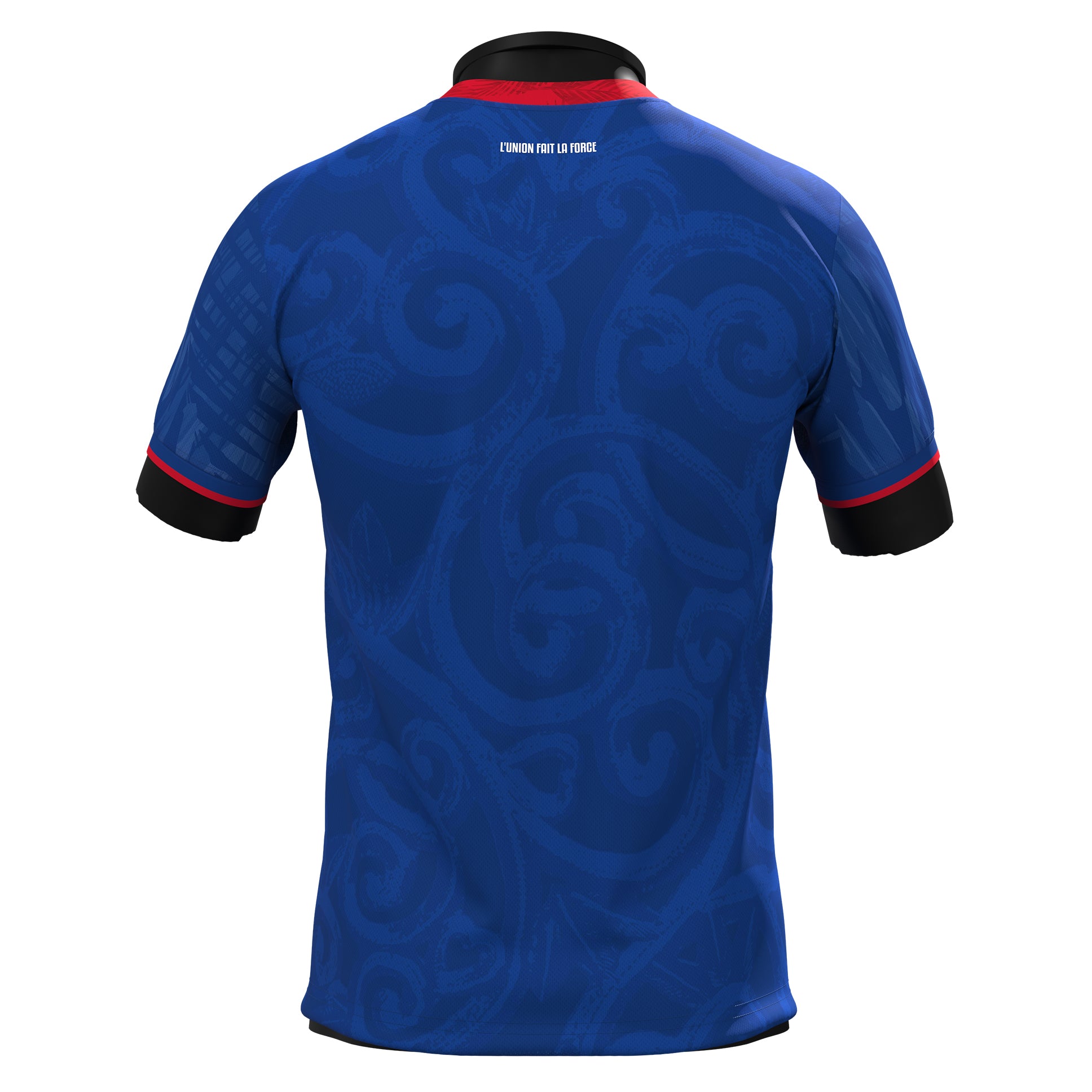 Haiti Custom Heritage Football Jersey Back