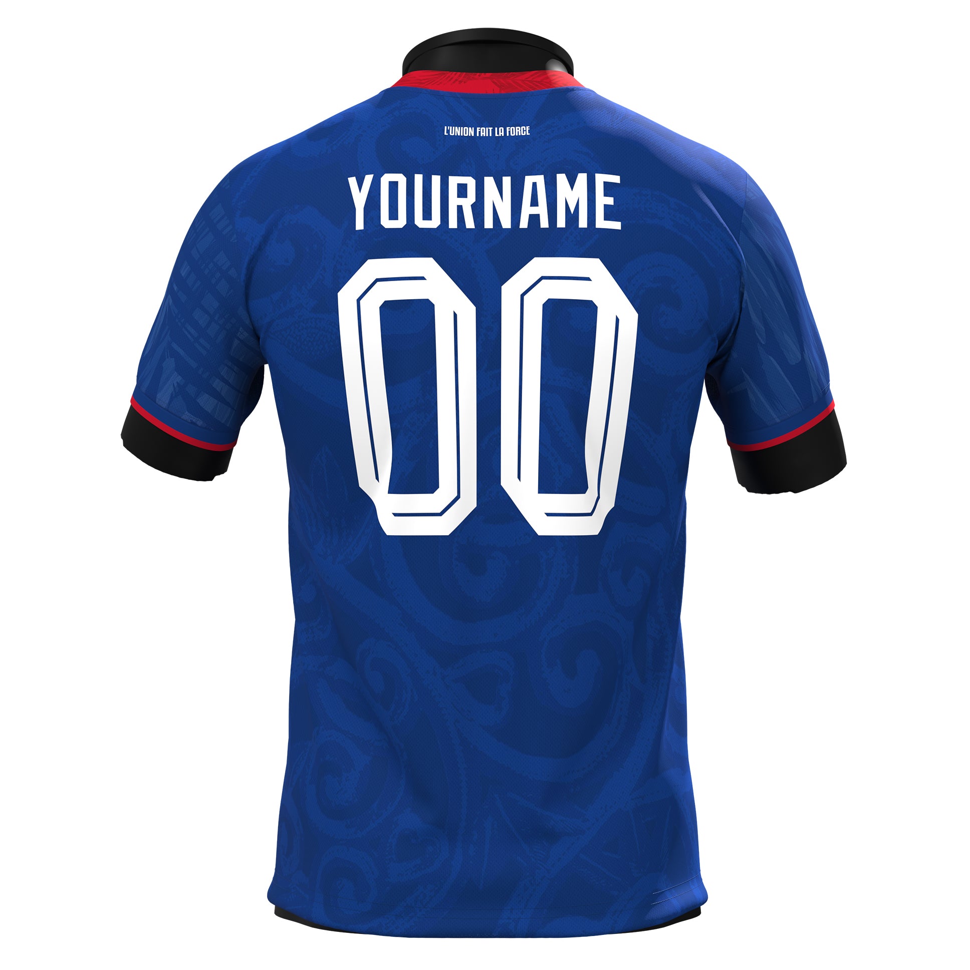Haiti Custom Heritage Football Jersey Back Customized