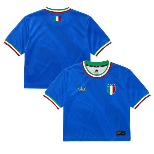 Italy Heritage Cropped Soccer Jersey