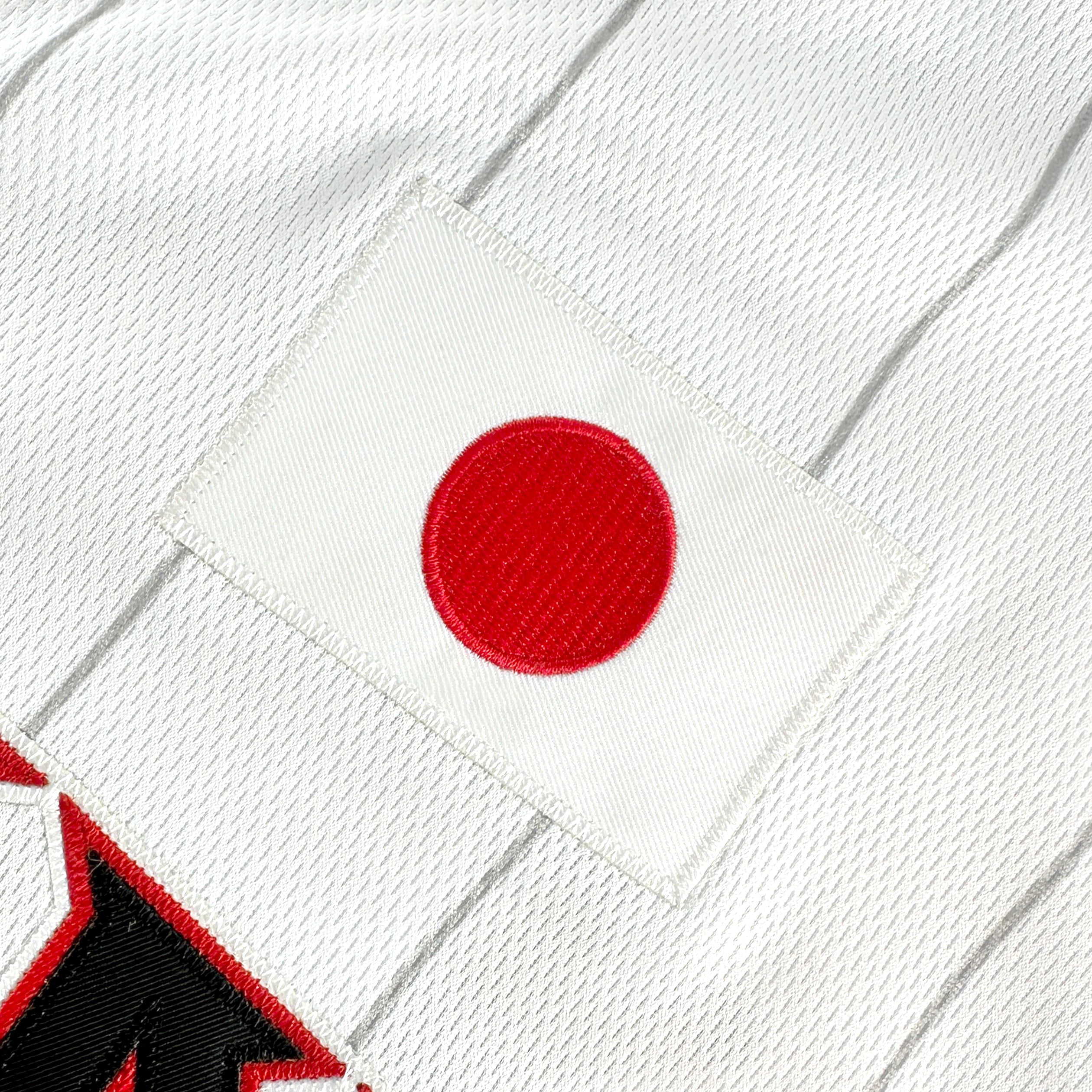 Japan Heritage Custom White Baseball Jersey Embroidered Flag Stitching