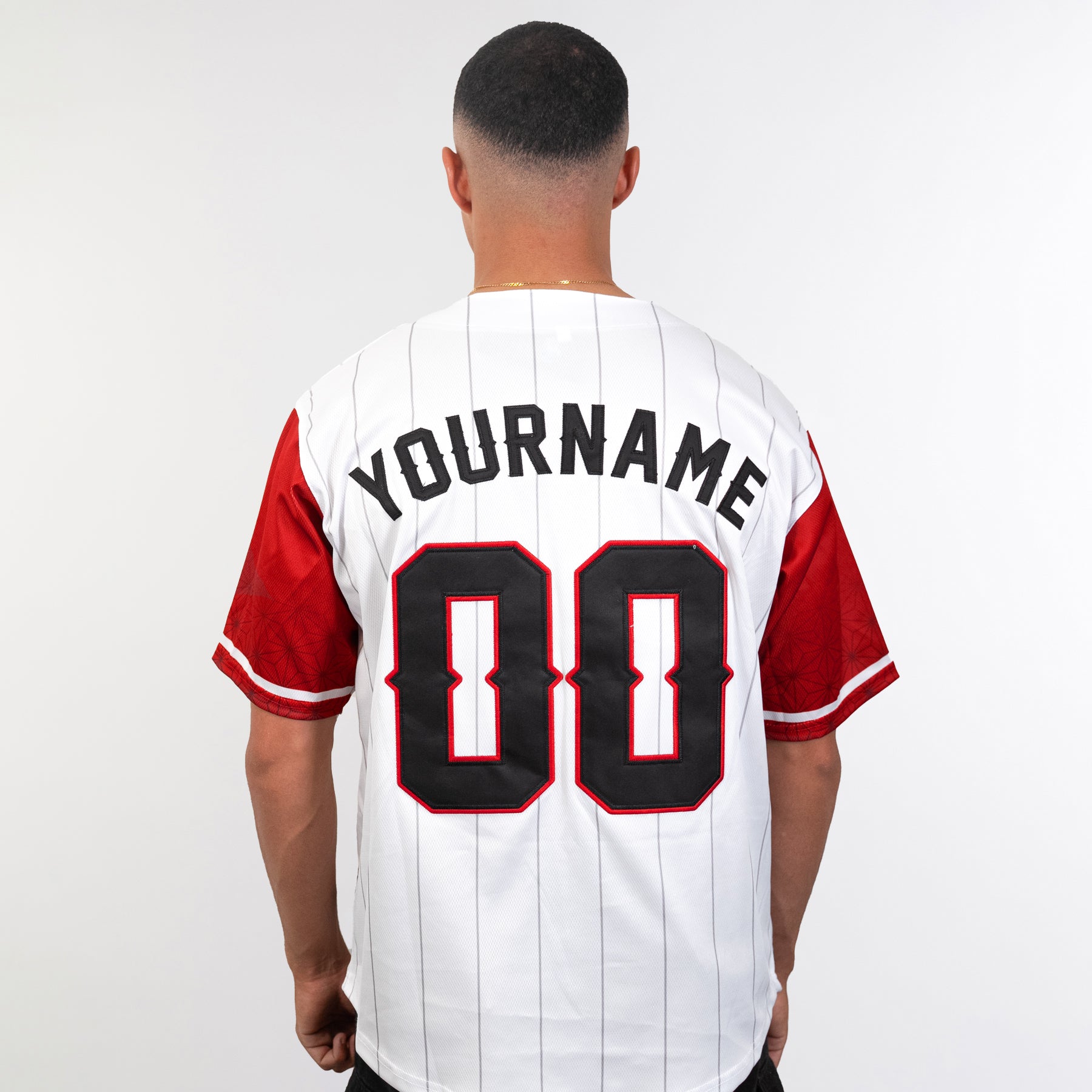 Japan Heritage Custom White Baseball Jersey Model Back Customized