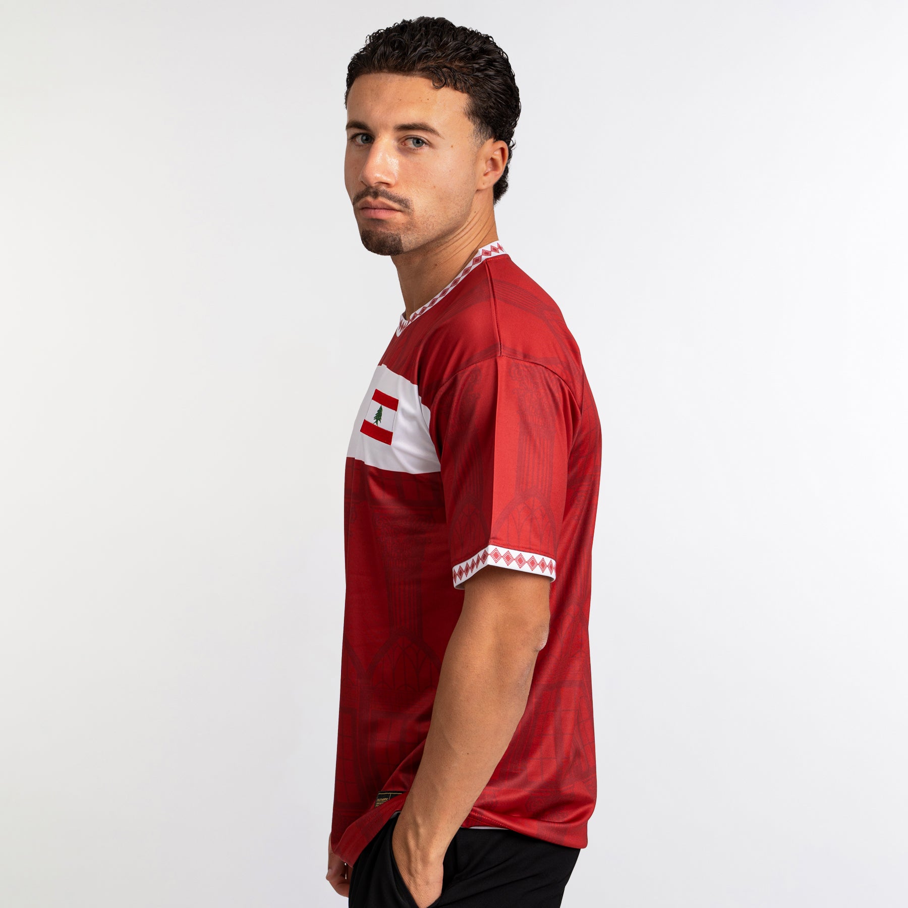Lebanon Heritage Custom Football Jersey Soccer World Shirt Lebanese 