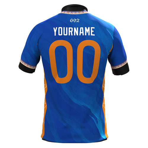 Marshall Islands Heritage Custom Football Jersey