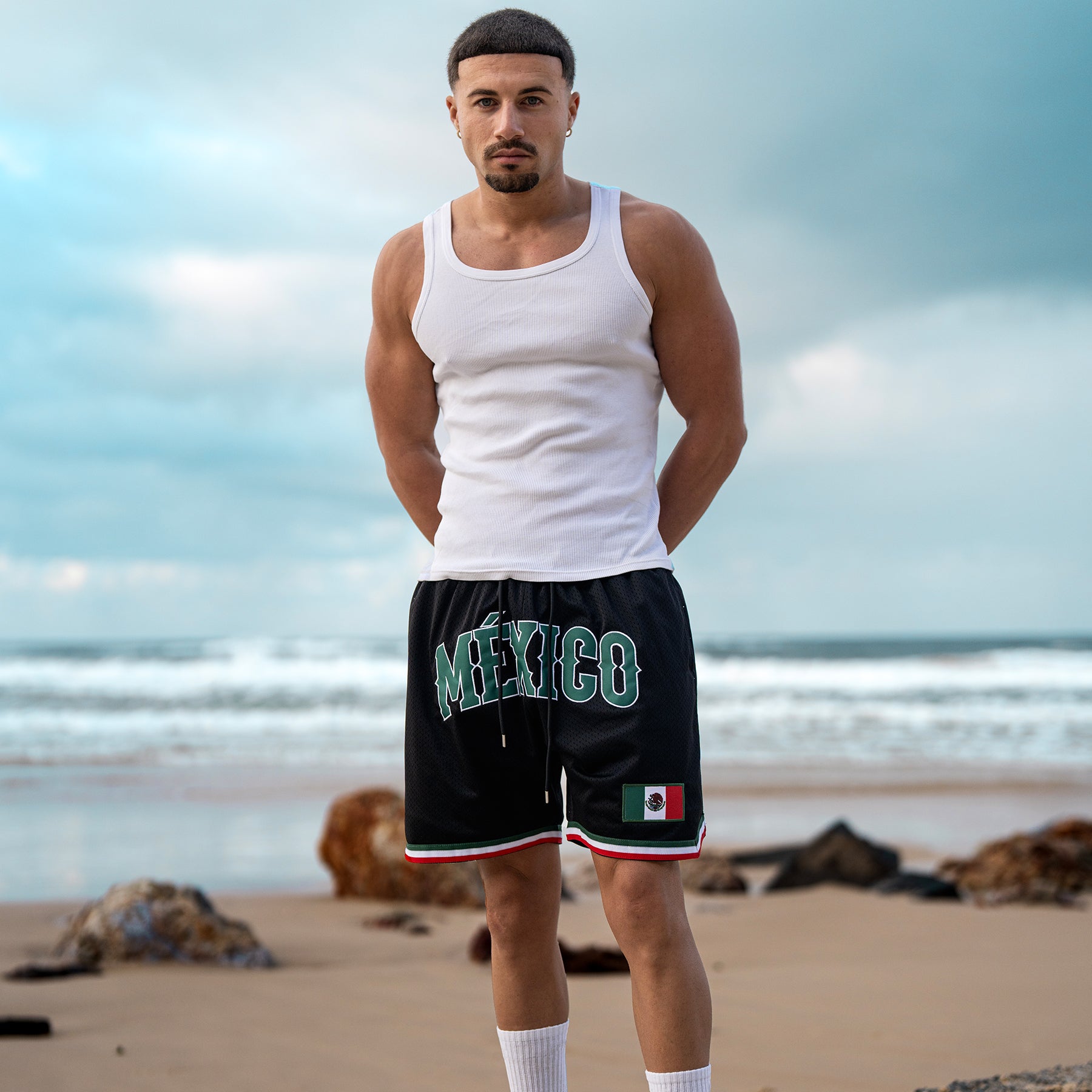 Mexico Heritage Black Basketball Shorts