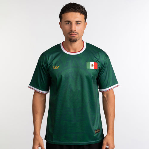 Mexico Heritage Custom Football Green Jersey Soccer Shirt World Mexicana 