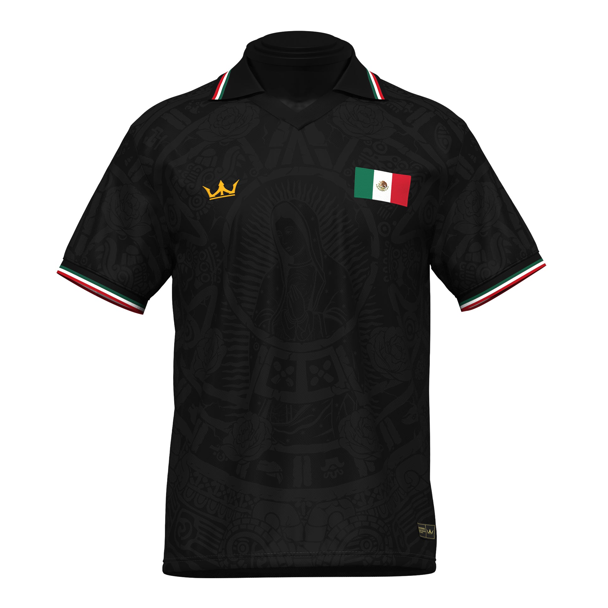Mexico Heritage Retro Custom Football Jersey Soccer Shirt World Black