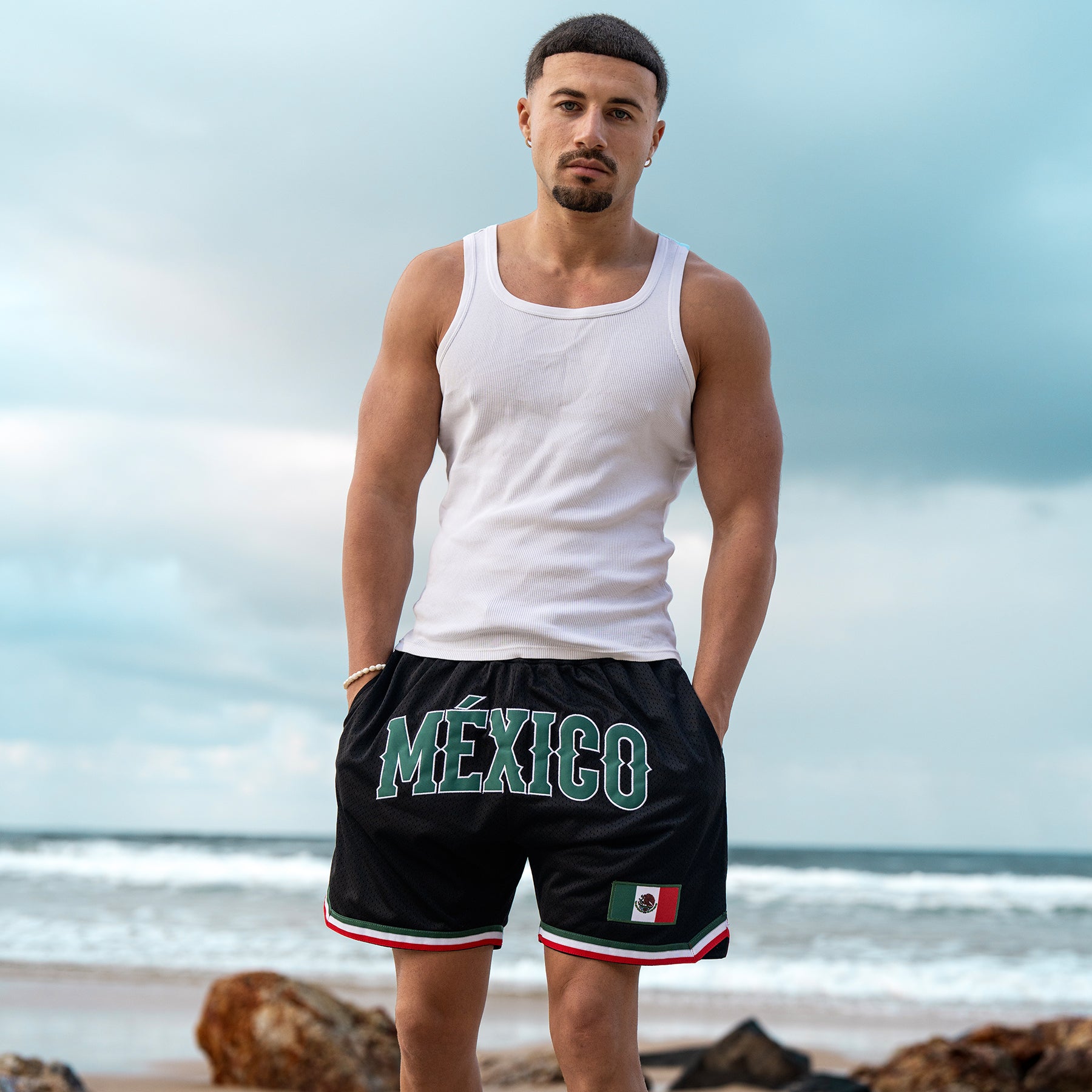 Mexico Heritage Black Basketball Shorts