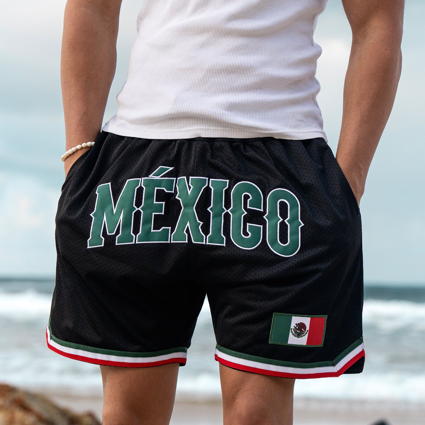 Mexico Heritage Black Basketball Shorts