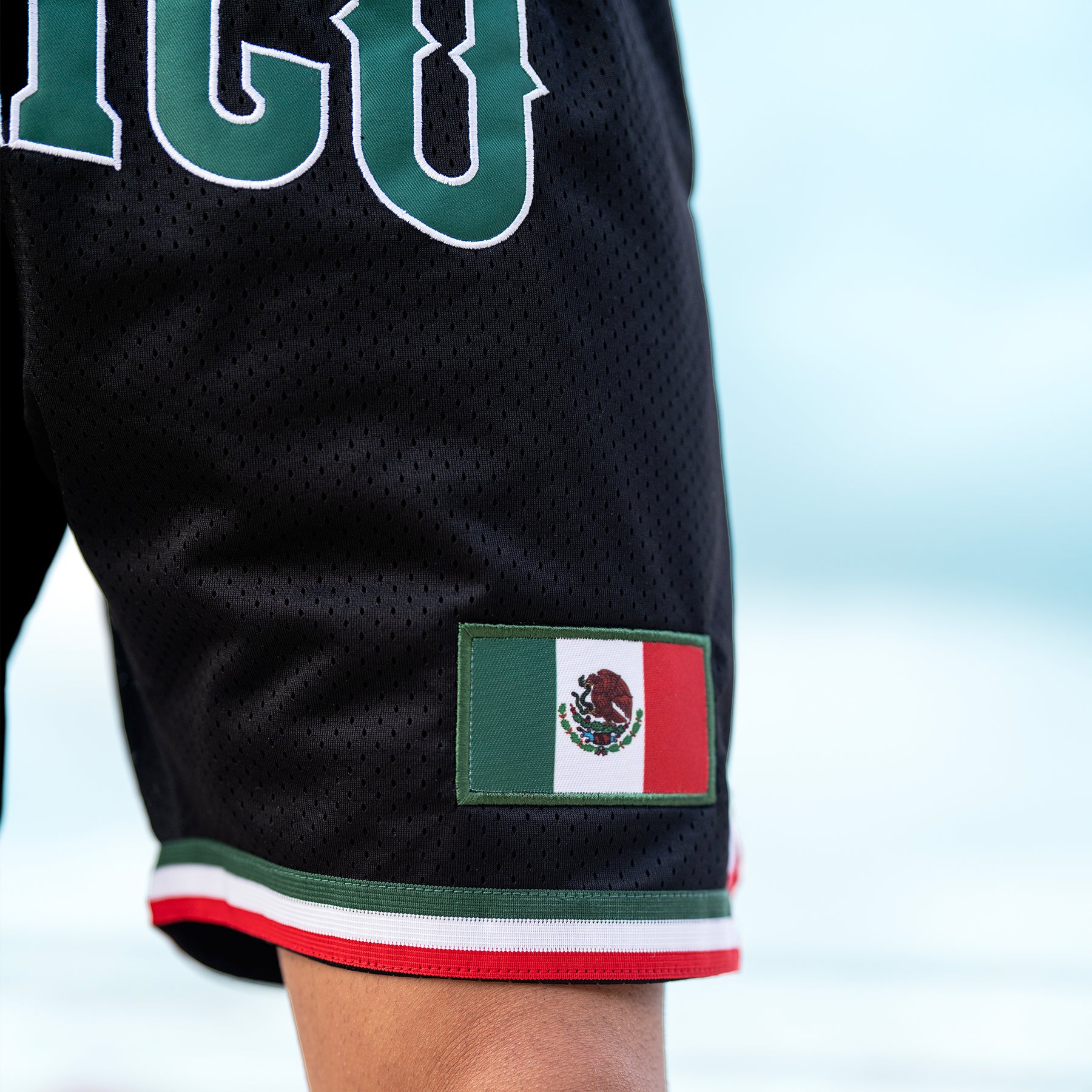 Mexico Heritage Black Basketball Shorts
