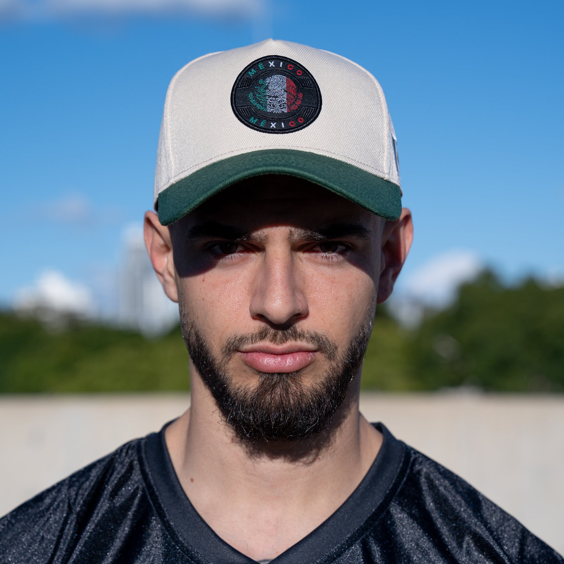 Mexico Heritage Beige Snapback Cap Model