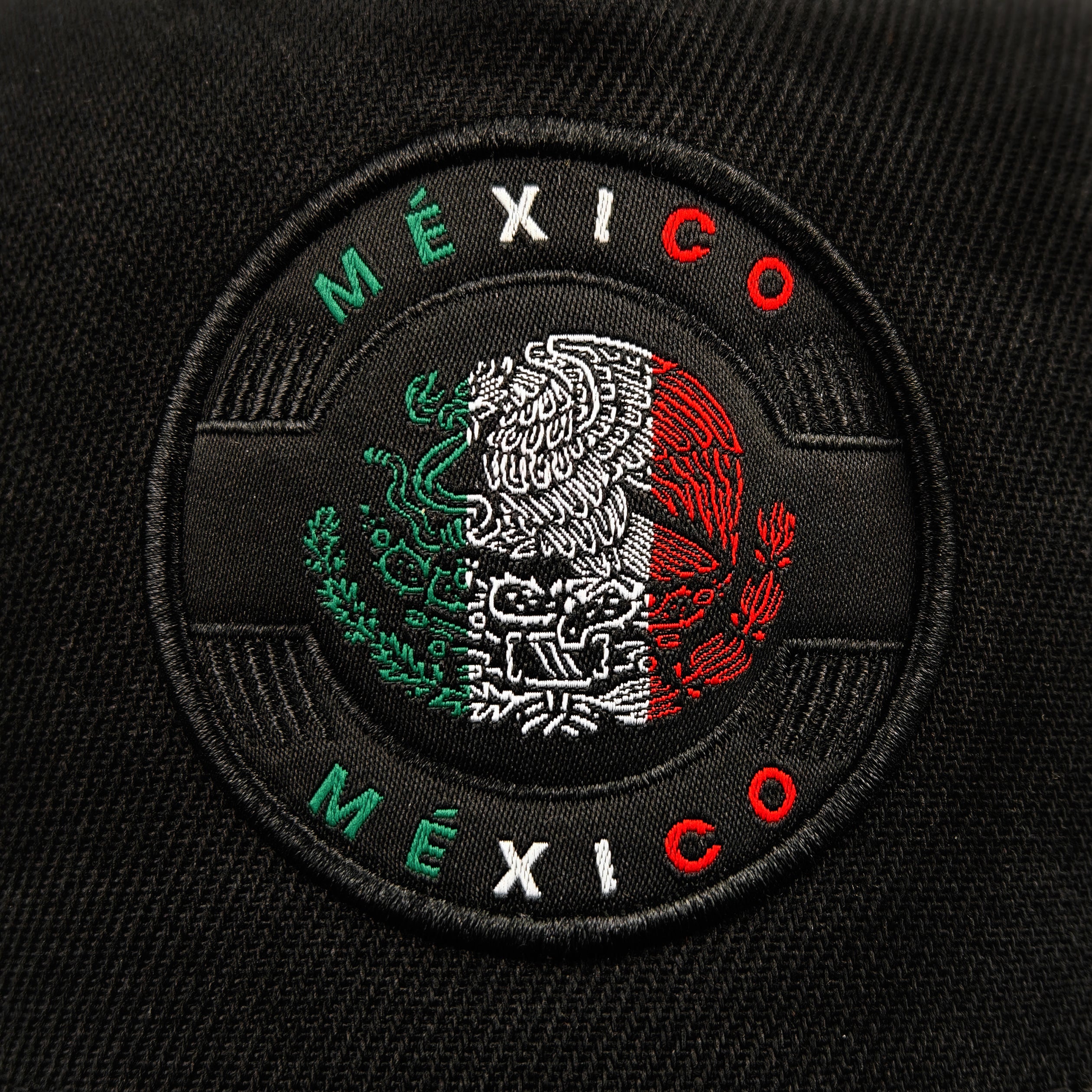 Mexico Heritage Black Snapback Cap Adjustable