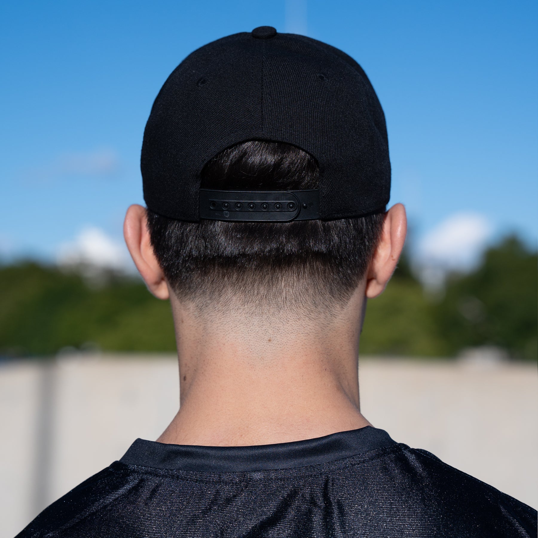 Mexico Heritage Black Snapback Cap Back Model