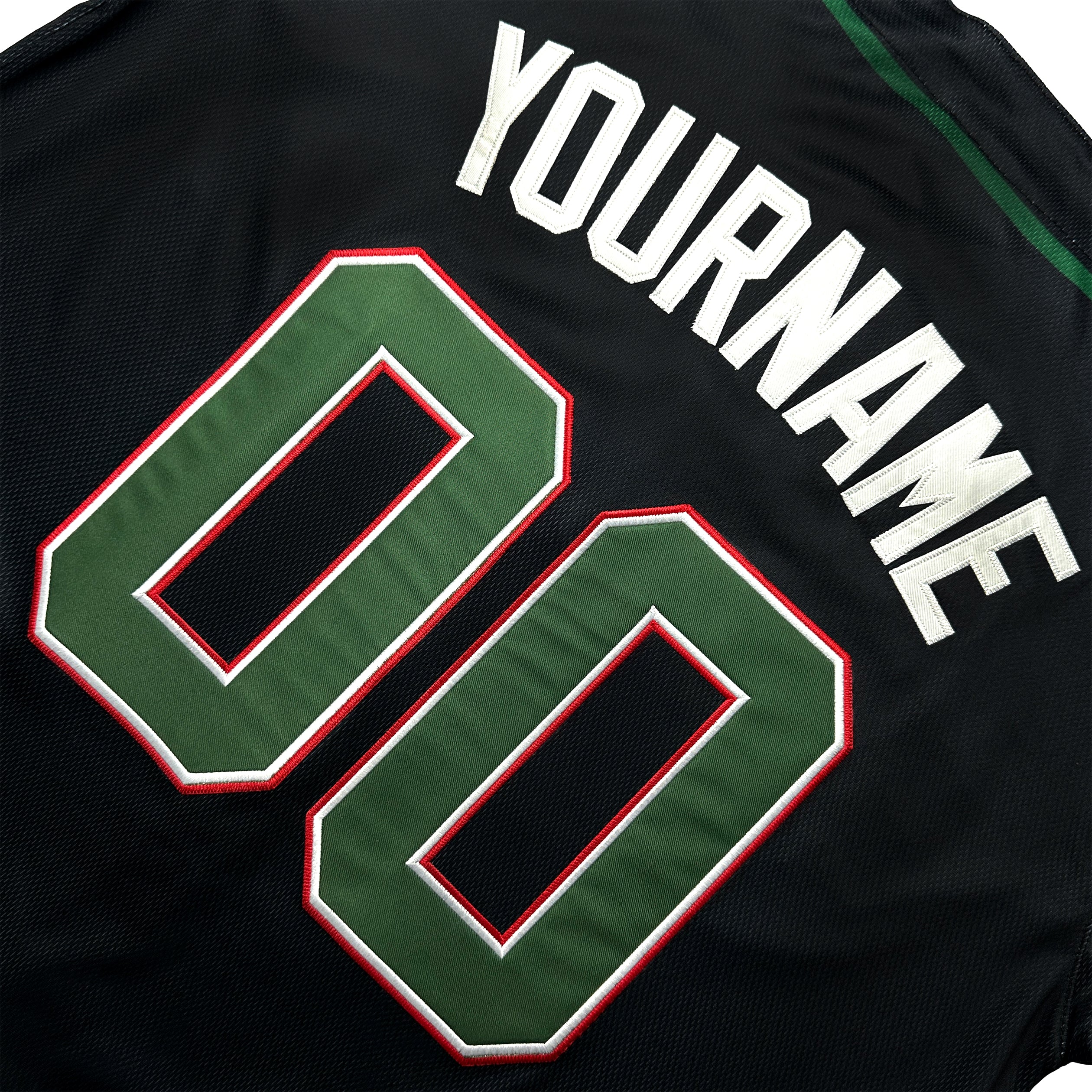 Mexico Heritage Custom Black Baseball Jersey Embroidered Back Customized 