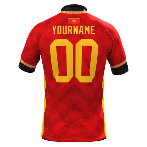 Montenegro Custom Football Jersey
