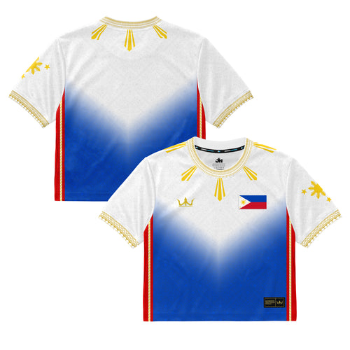Philippines Heritage Cropped Soccer Jersey White