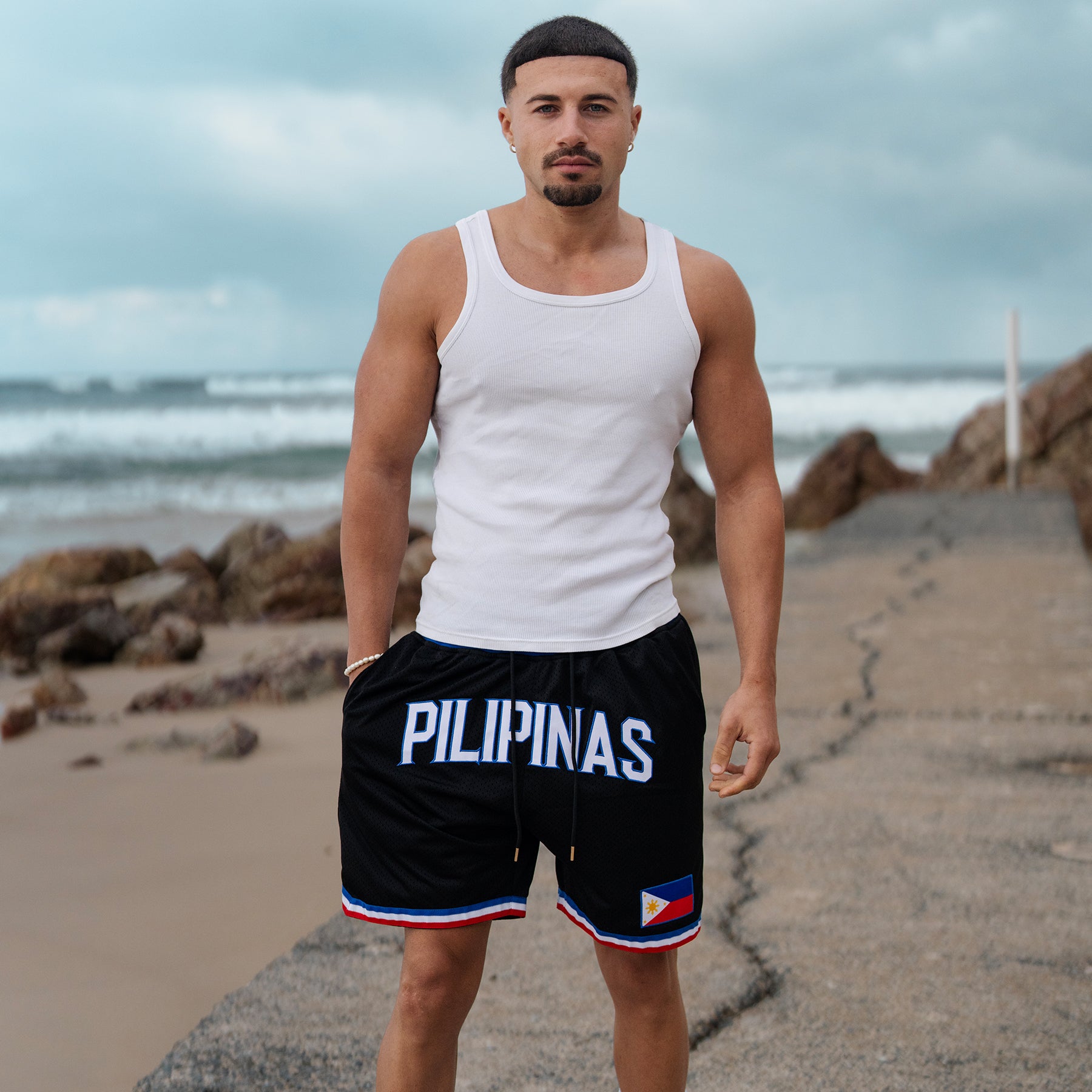 Philippines Black Basketball Shorts
