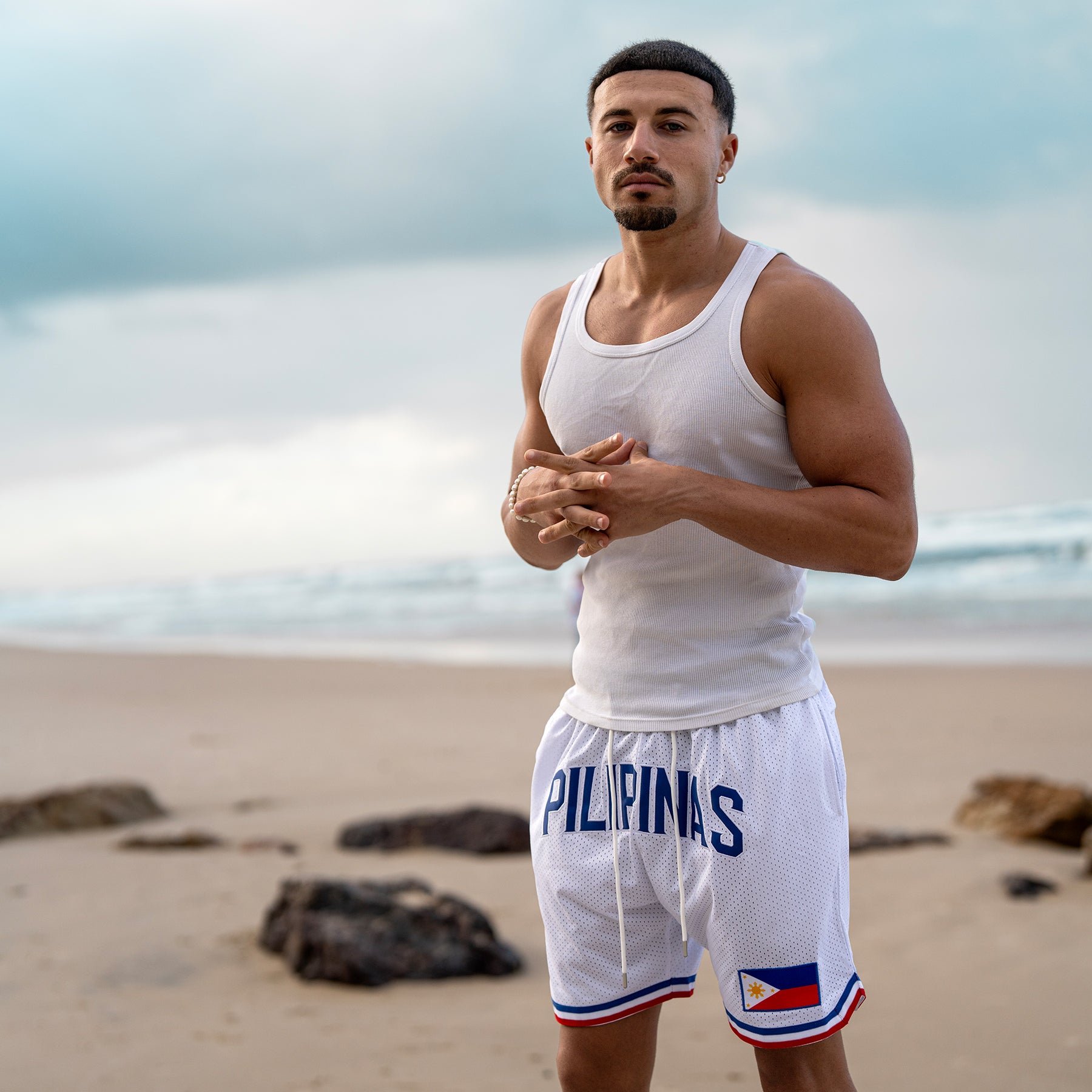 Philippines White Basketball Shorts