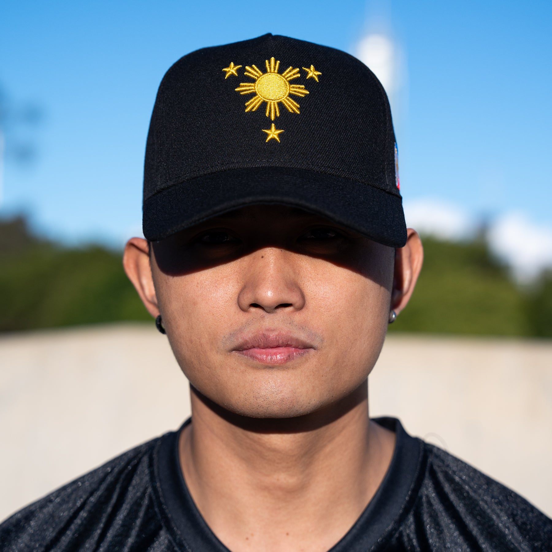 Philippines Heritage Black Snapback Cap Model