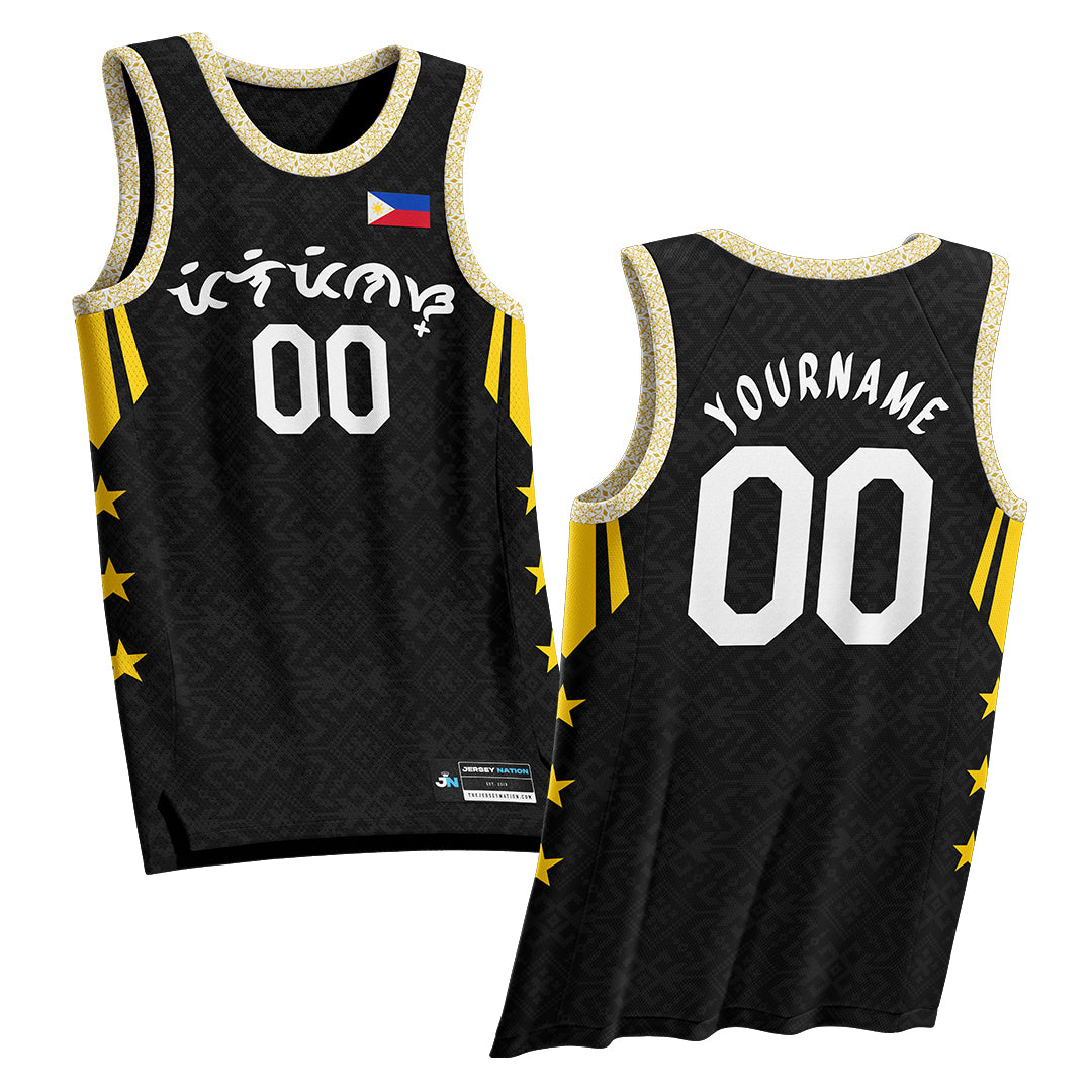 Philippines Heritage Custom Basketball Black Jersey