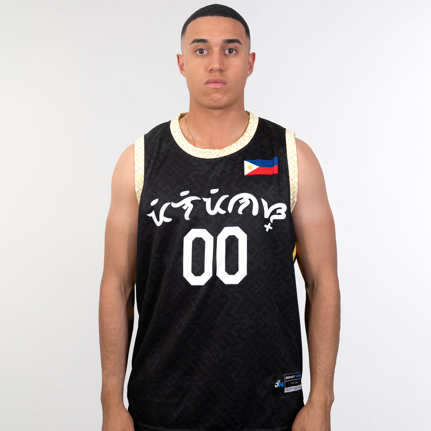 Philippines Heritage Custom Basketball Black Jersey Model