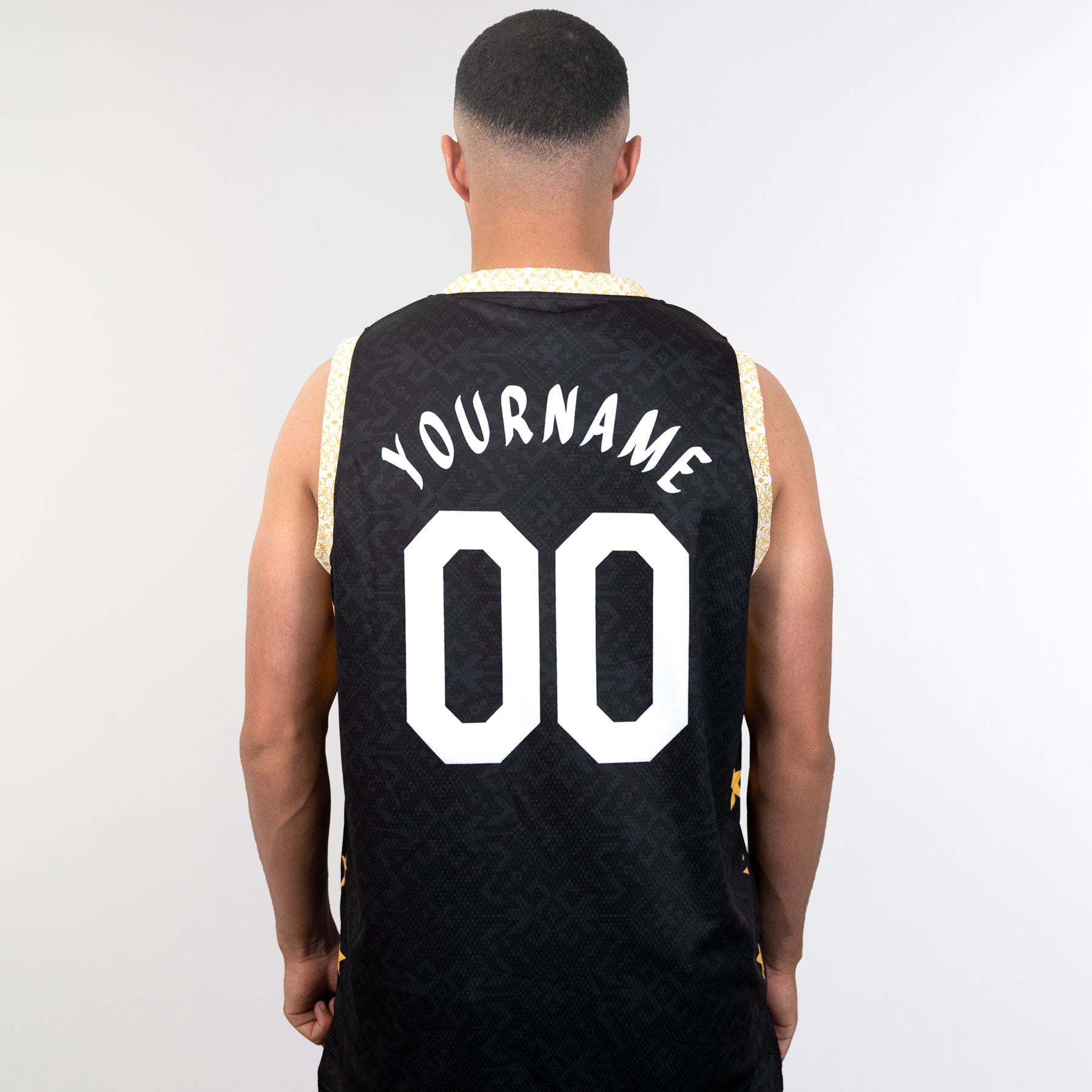 Philippines Heritage Custom Basketball Black Jersey Model Back Customized