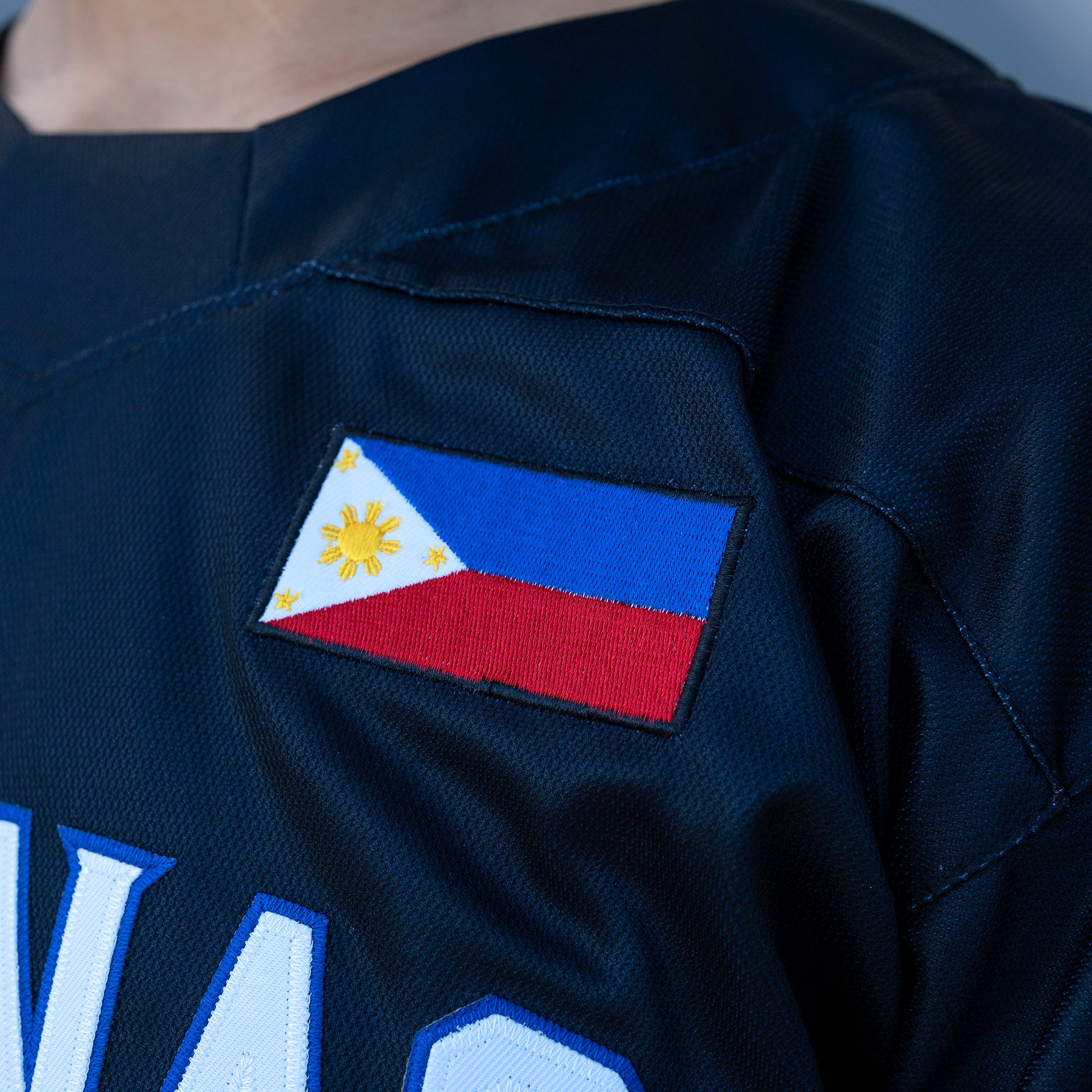 Philippines Heritage Custom Hockey Jersey Flag Stitched Model